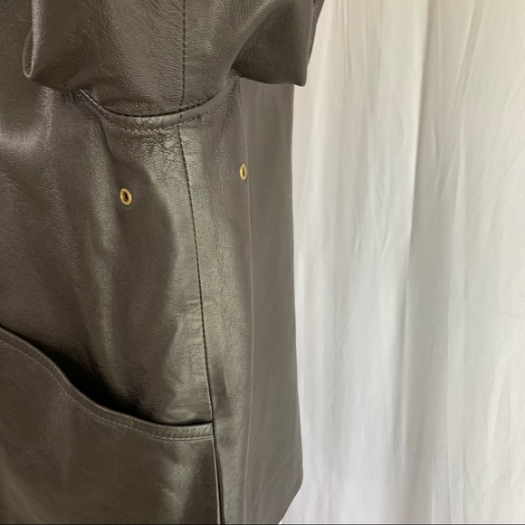 Anne Klein Genuine Leather Jacket Size 10 - Picture 9 of 10